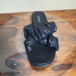 Abound black Sandal - SINGLE SHOE